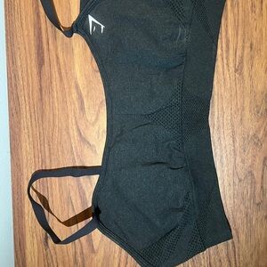 Gymshark Black Lightweight Minimal Sports Bra